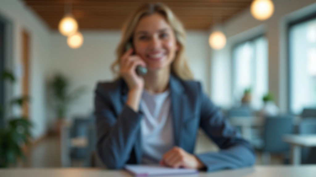 Mulher ao telefone a confirmar data e hora de consulta com paciente