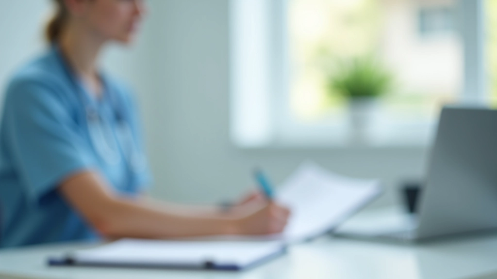 Paciente internacional preenchendo formulário de agendamento em consultório